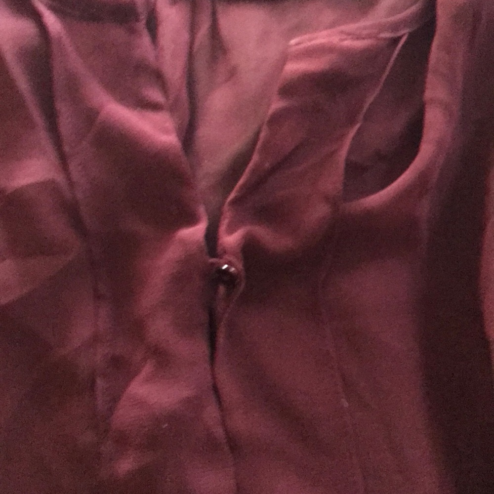 Zara top Maroon Size Medium - Picture 2 of 4